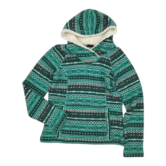 SWEATSHIRT HOODIE by    CLOTHES MENTOR In GREEN, Size: M