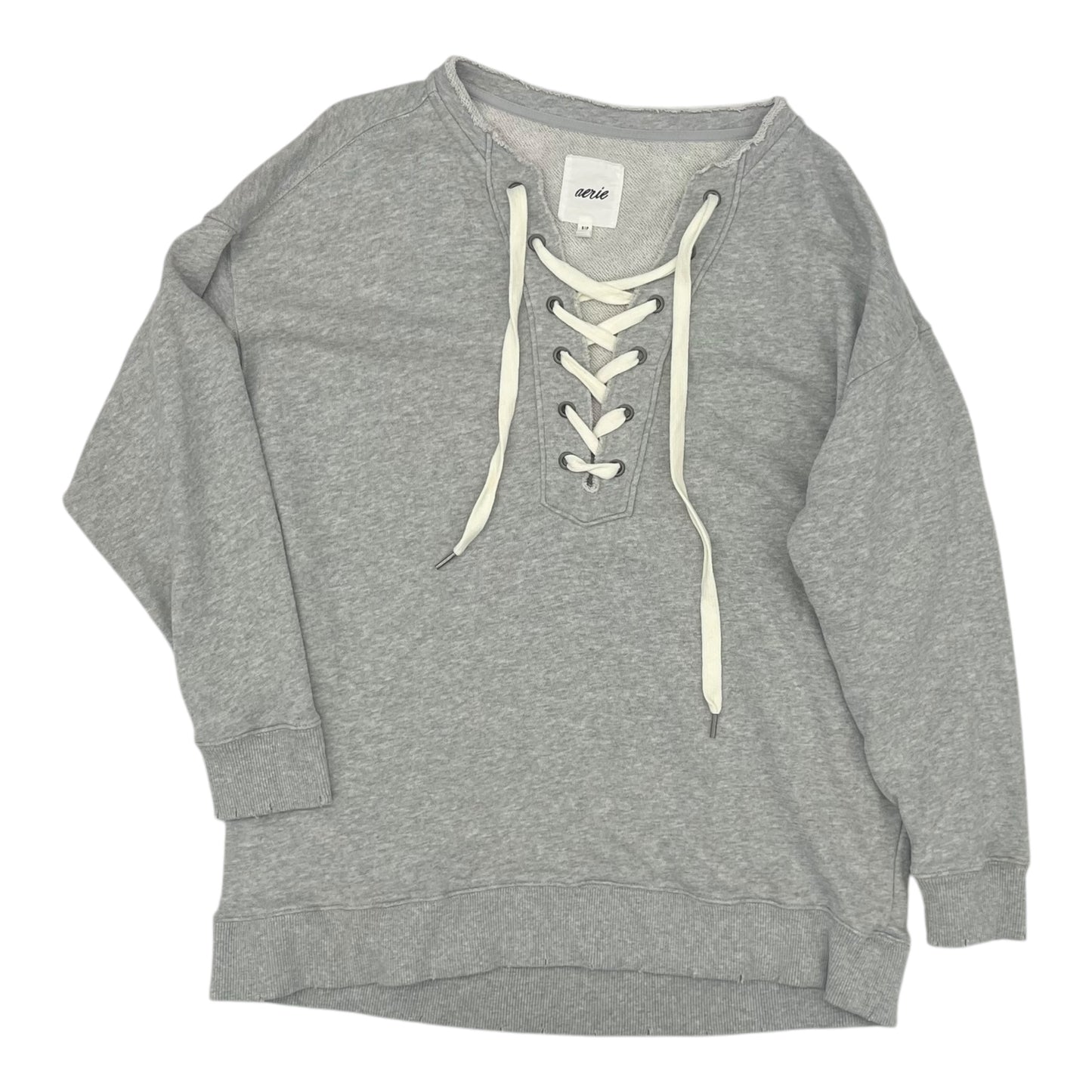 Sweatshirt Crewneck By Aerie In Grey, Size:S