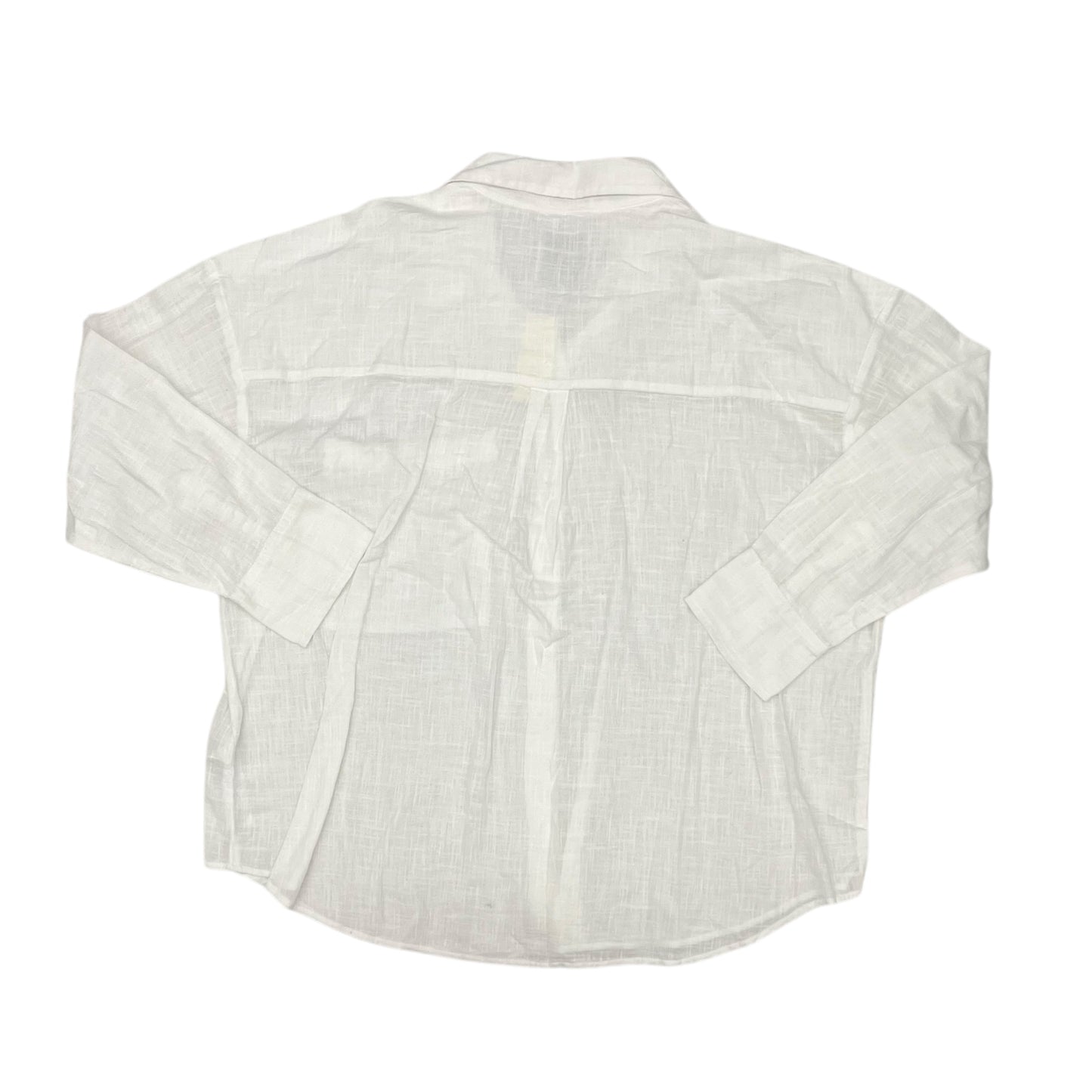 Top Ls By Abercrombie And Fitch In White, Size:Xl