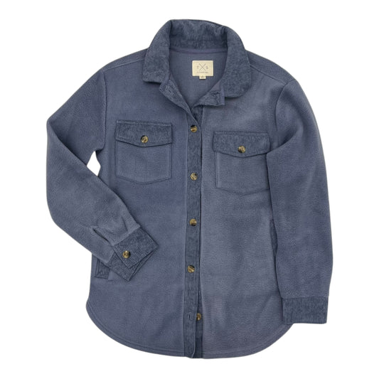 Jacket Fleece By Thread And Supply In Blue, Size:S