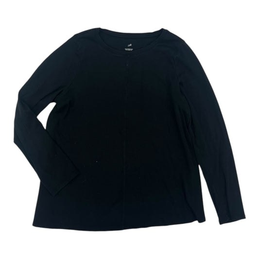 Top Ls Basic By J. Jill In Black, Size:M