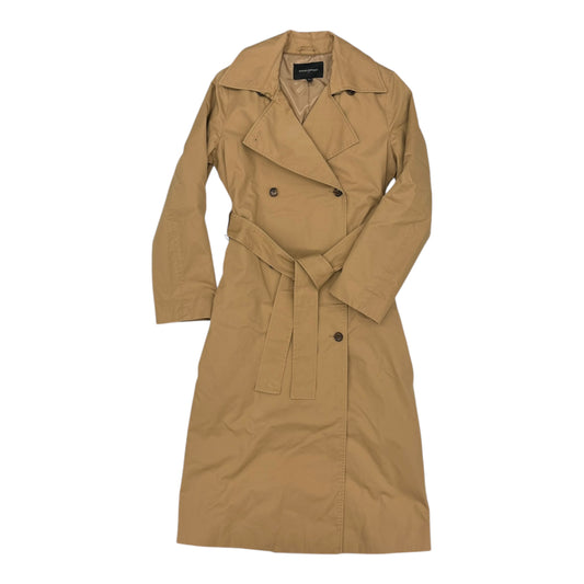 Coat Trench Coat By Banana Republic In Brown, Size:Xs