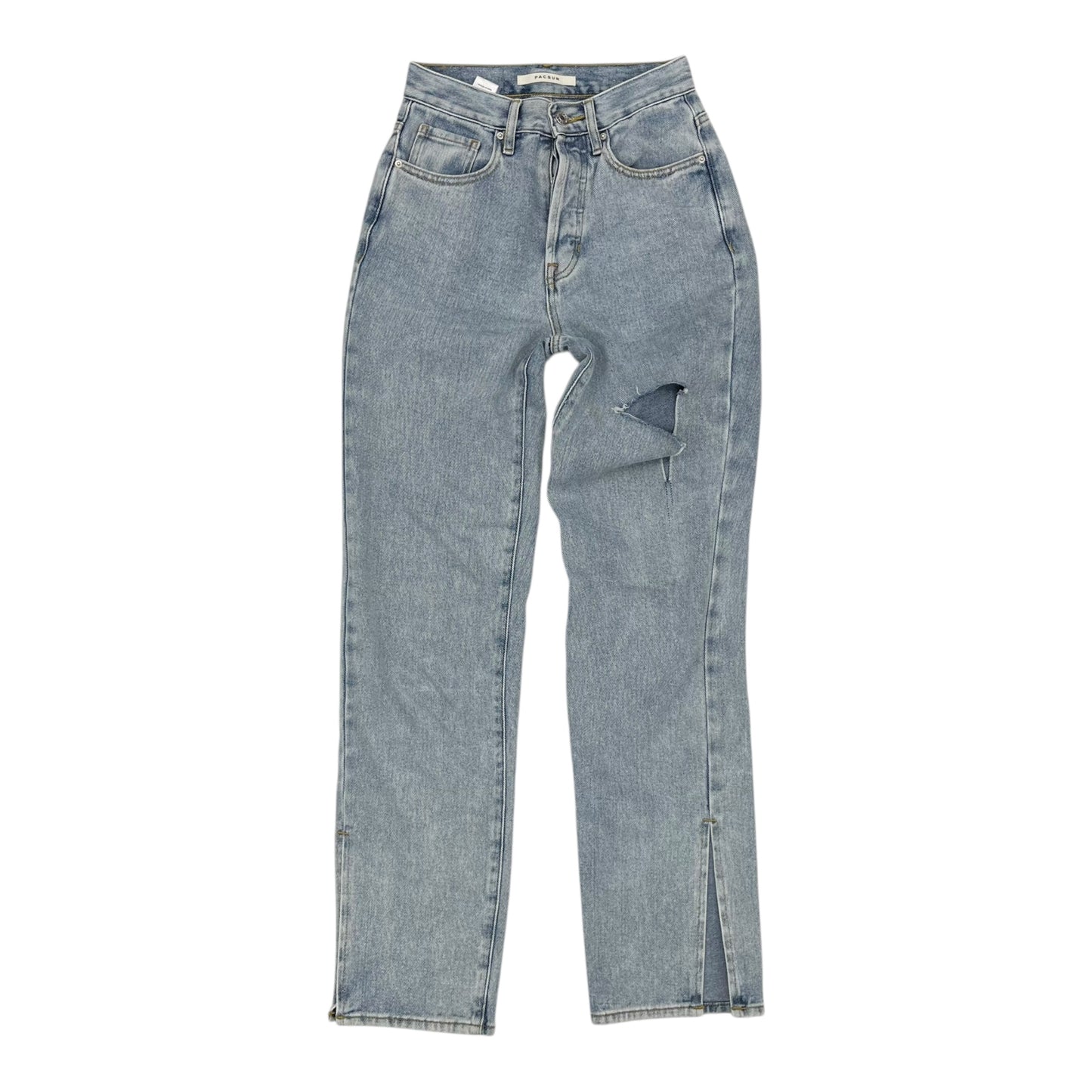 Jeans Straight By Pacsun In Blue Denim, Size:0