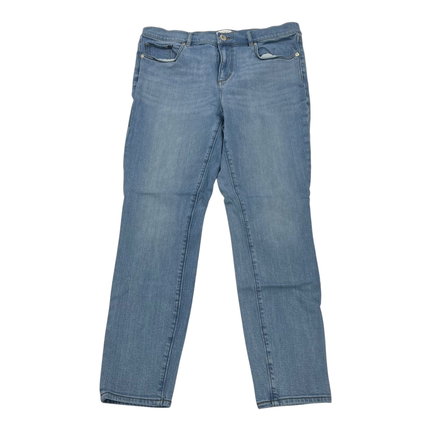 Jeans Skinny By Loft In Blue Denim, Size:10