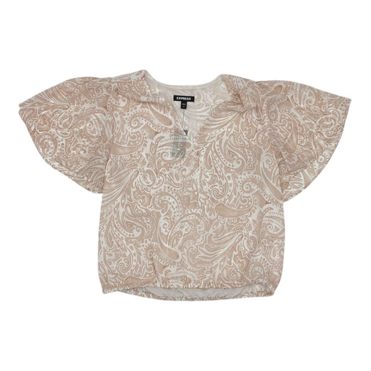 Blouse Ss By Express In Pink, Size:Xs