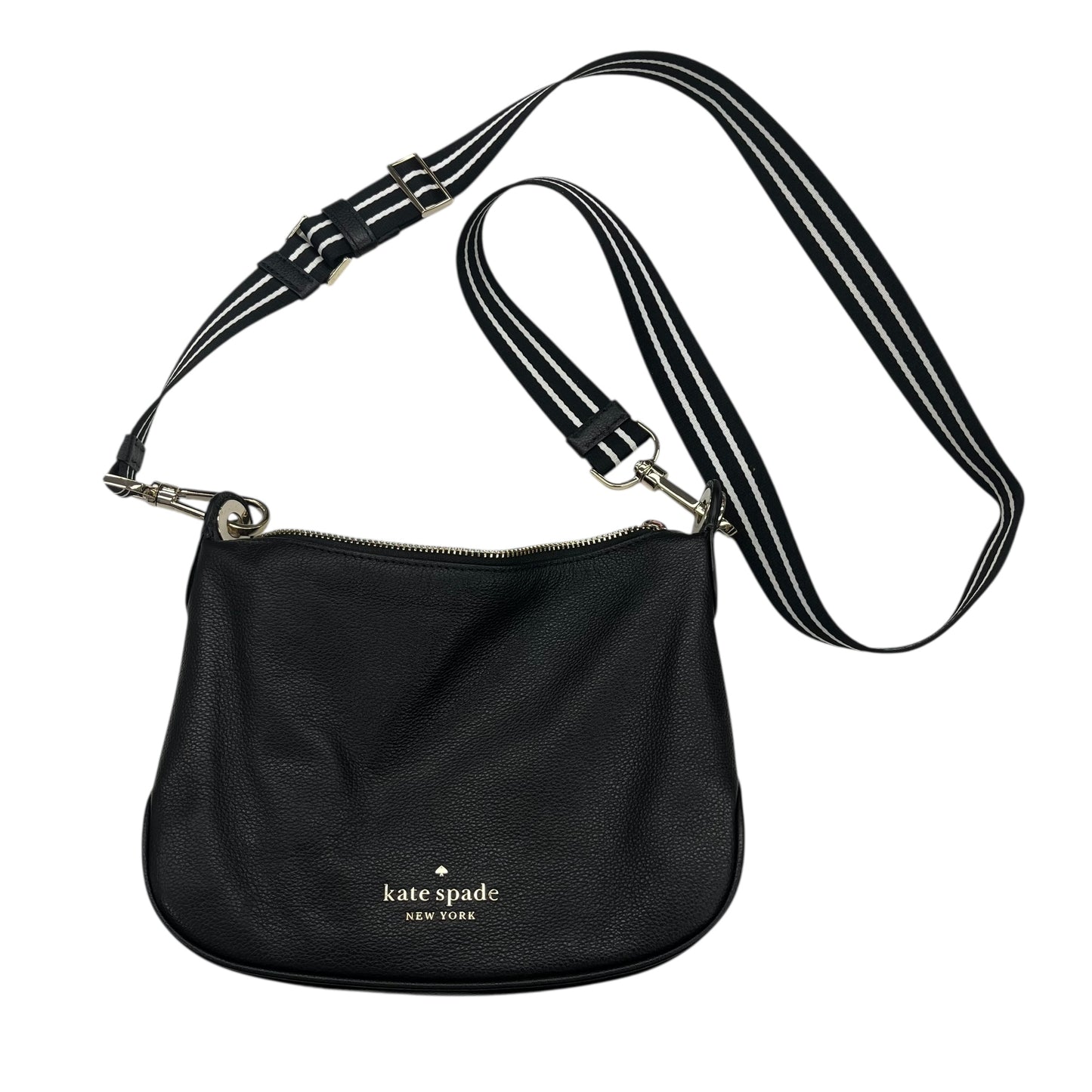 Crossbody Designer By Kate Spade In Black, Size:Small
