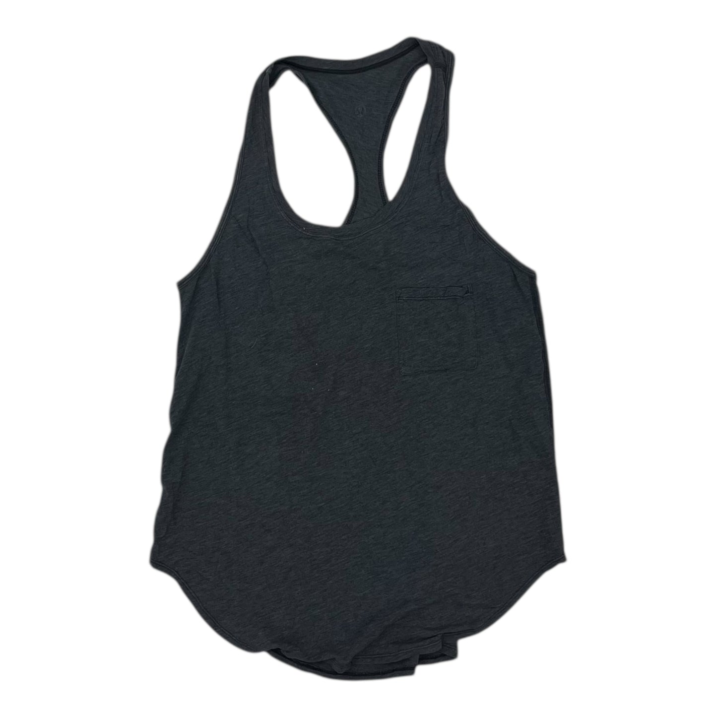 Athletic Tank Top By Lululemon In Grey, Size:M