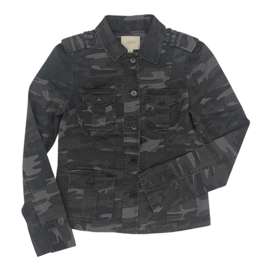 Jacket Denim By Loft In Camouflage Print, Size:Xs