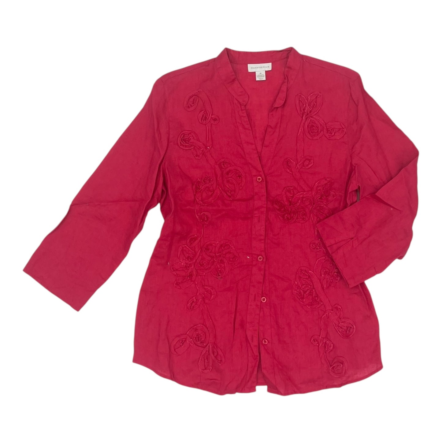 Top Ls By Charter Club In Pink, Size:L