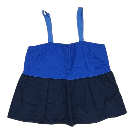Top Sleeveless By Loft In Blue, Size:M