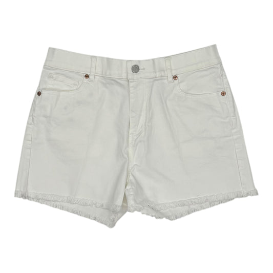 Shorts By Loft In White Denim, Size:2P
