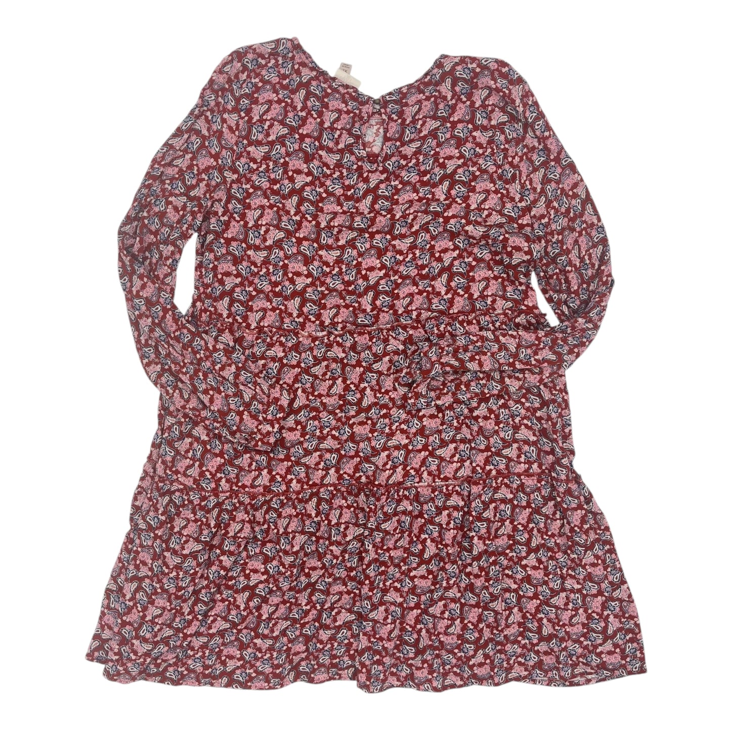 Dress Casual Short By Knox Rose In Red, Size:Xl