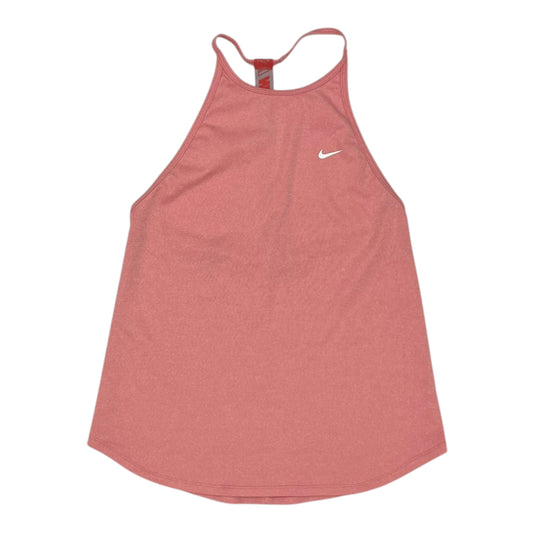 Athletic Tank Top By Nike In Orange, Size:M