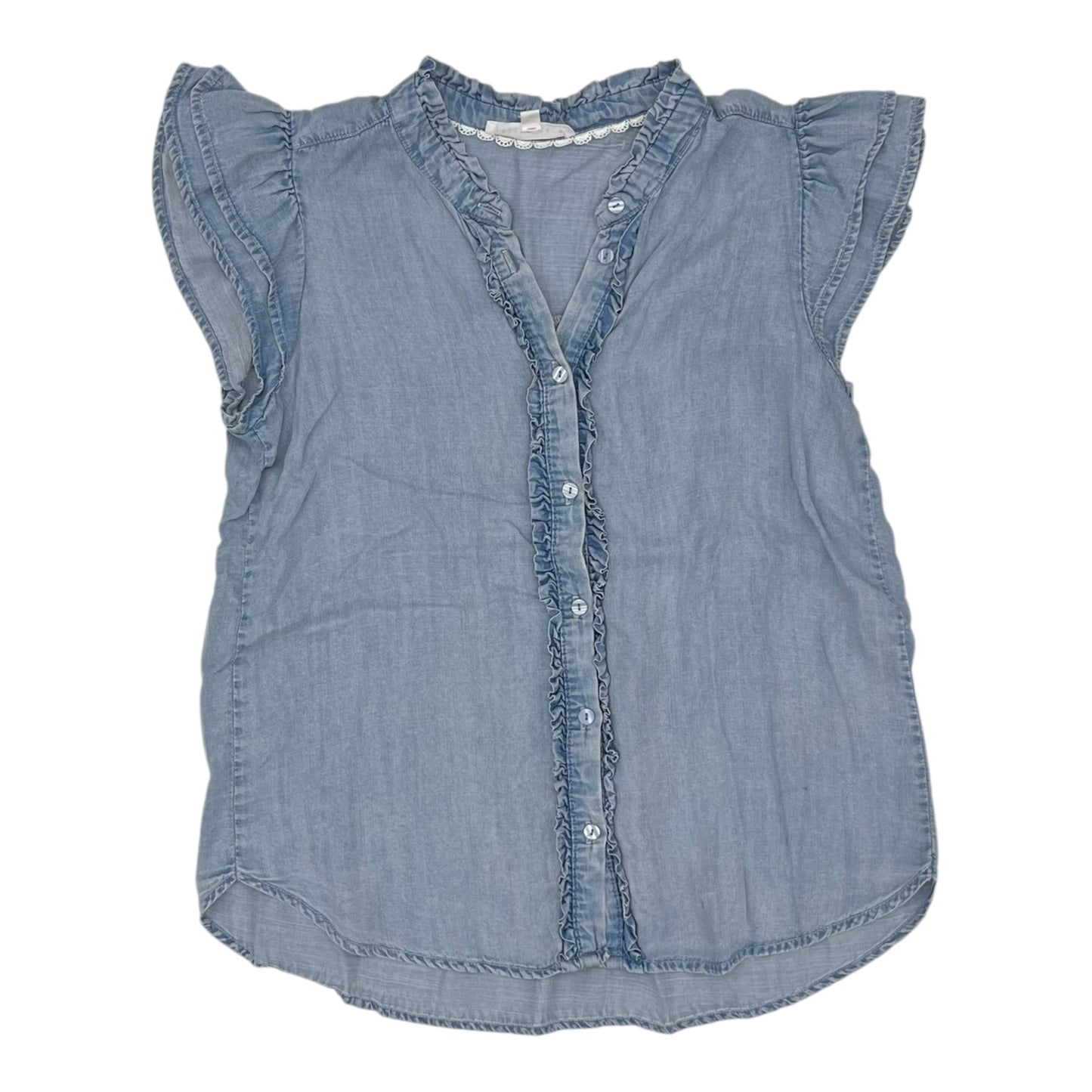 Blouse Ss By Jane And Delancey In Blue, Size:S