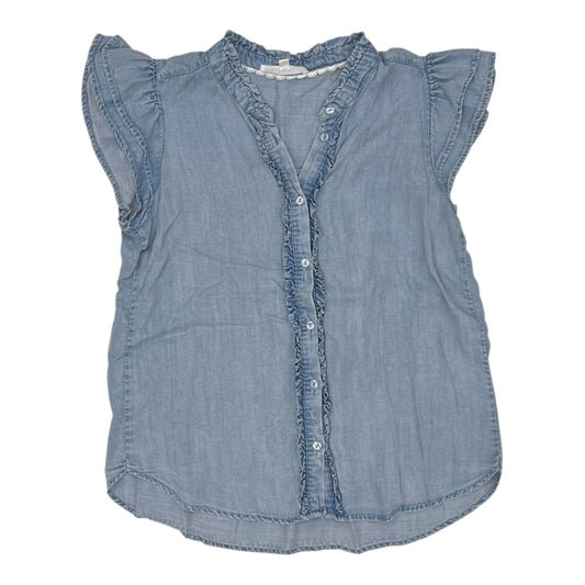 Blouse Ss By Jane And Delancey In Blue, Size:S