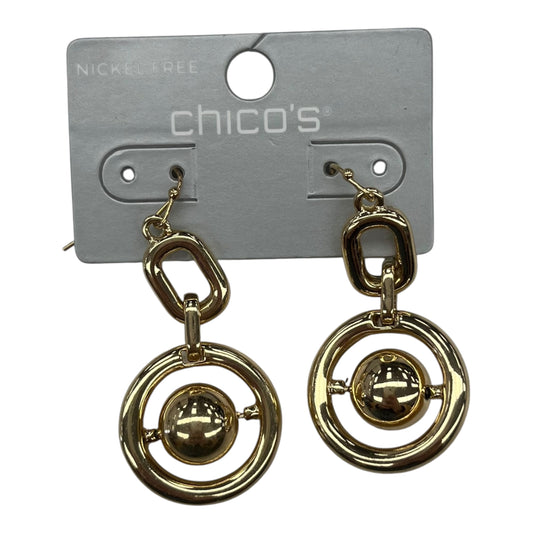 Earrings Dangle/Drop By Chicos In Gold