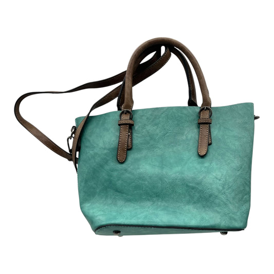 HANDBAG by    CLOTHES MENTOR In TEAL, Size: MEDIUM