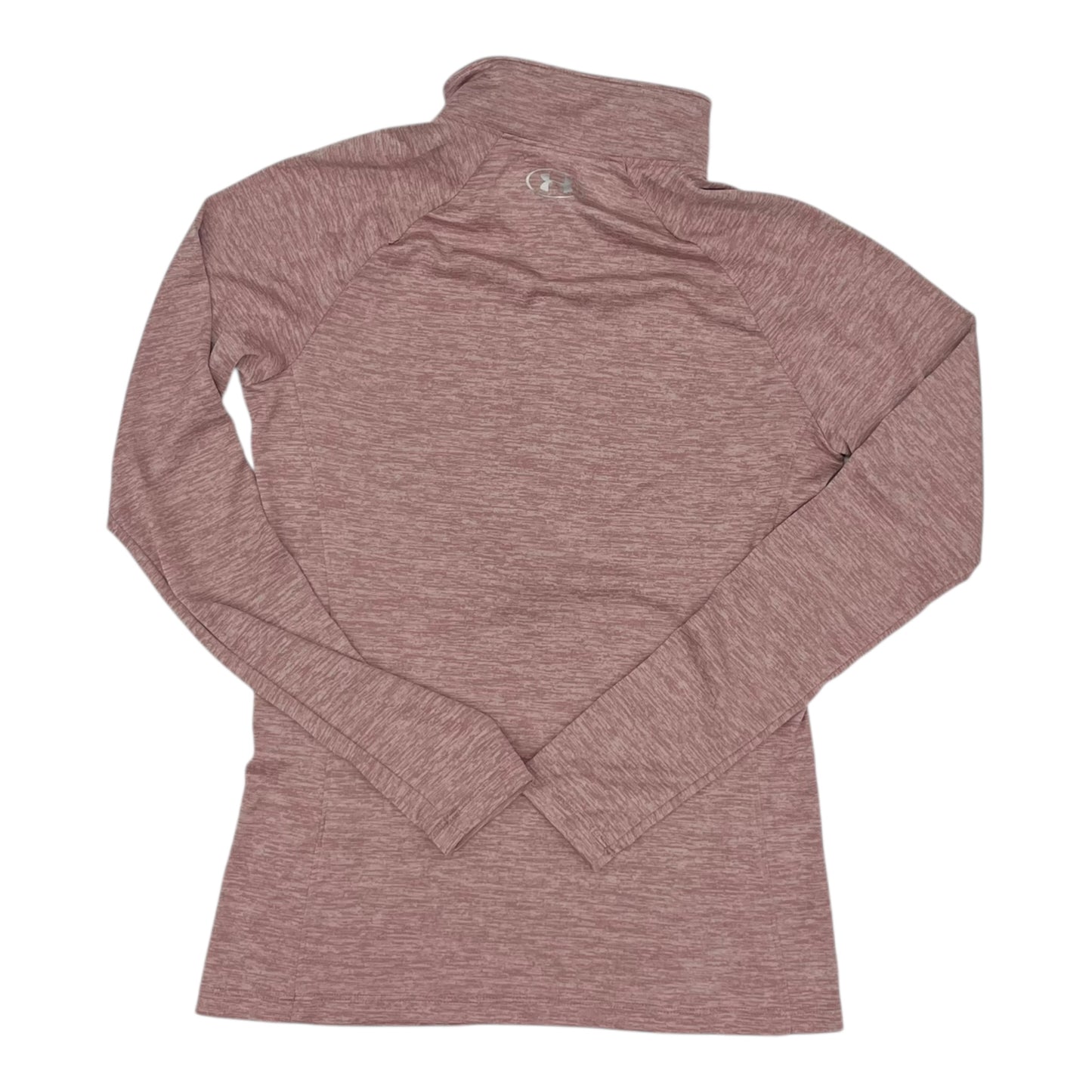 Athletic Top Ls Collar By Under Armour In Pink, Size:S