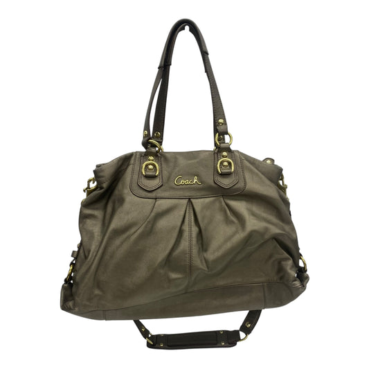 Handbag Designer By Coach In Brown, Size:Medium