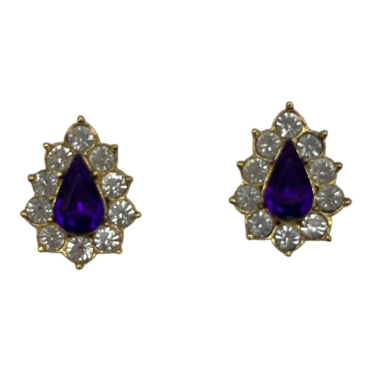 EARRINGS STUD by    CLOTHES MENTOR In PURPLE
