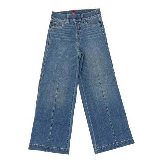 Jeans Wide Leg By Spanx In Blue Denim, Size:M