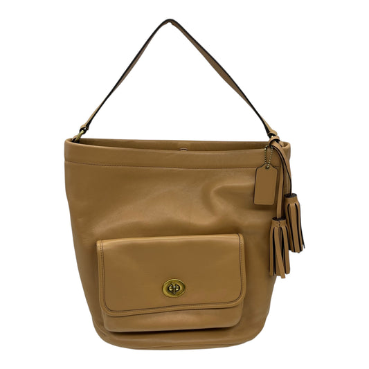 Handbag Designer By Coach In Brown, Size:Large