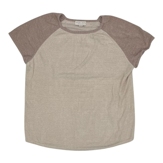 Athletic Top Ss By Barefoot Dreams In Tan, Size:L