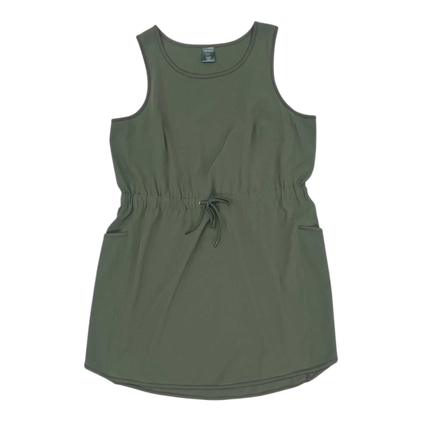 Athletic Dress By Tek Gear In Green, Size:Xxl