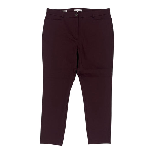 Pants Chinos & Khakis By Loft In Maroon, Size:12