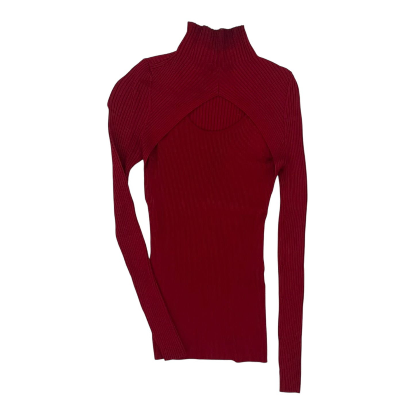 Sweater By White House Black Market In Red, Size:Xs