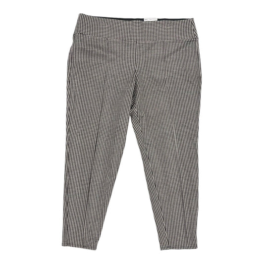 Pants Leggings By Nine West Apparel In Black & Cream, Size:Xxl