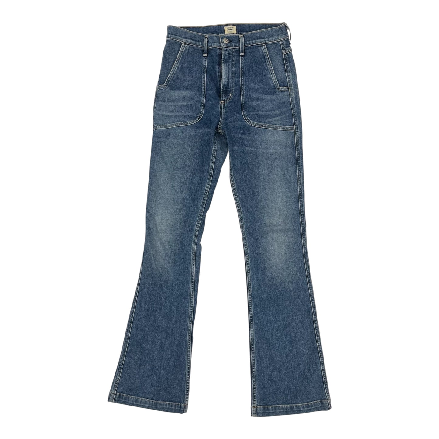 Jeans Flared By Citizens Of Humanity In Blue Denim, Size:2