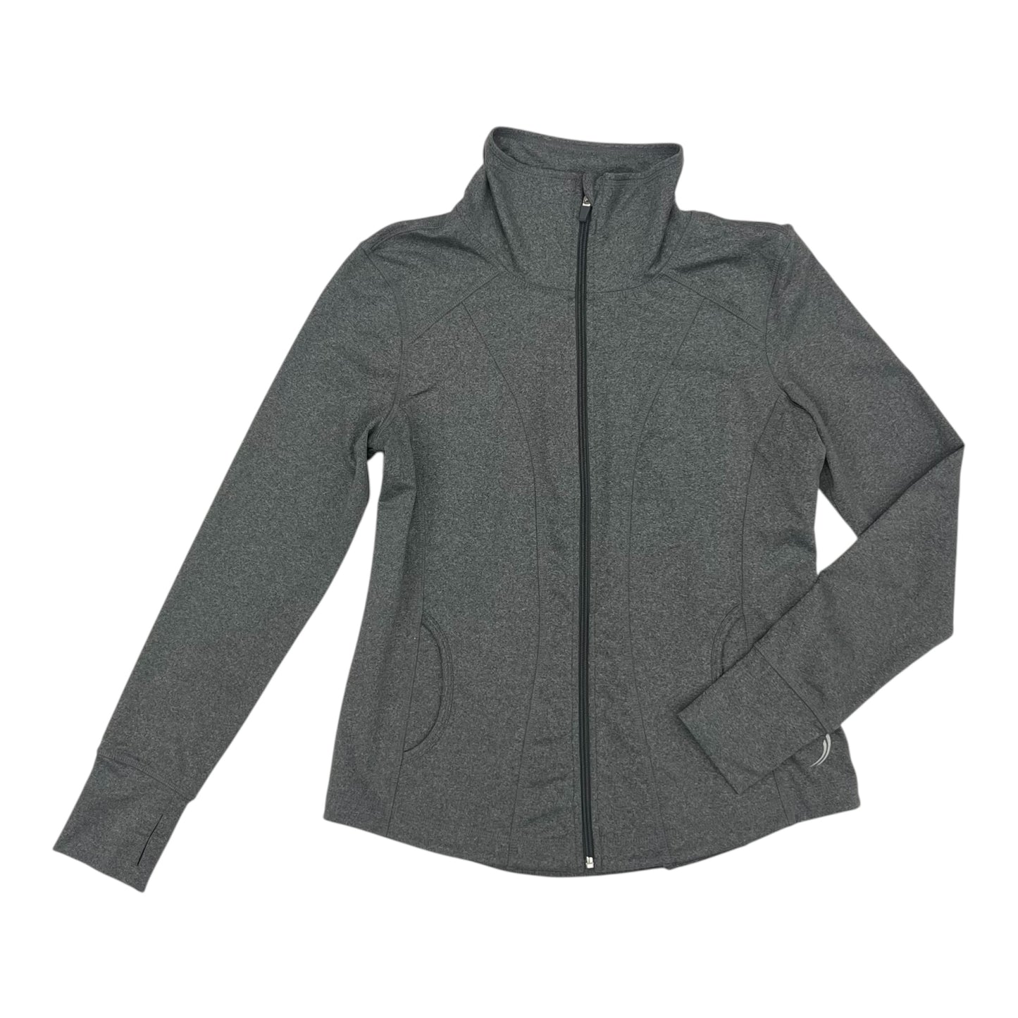 Athletic Jacket By Exertek In Grey, Size:Mp