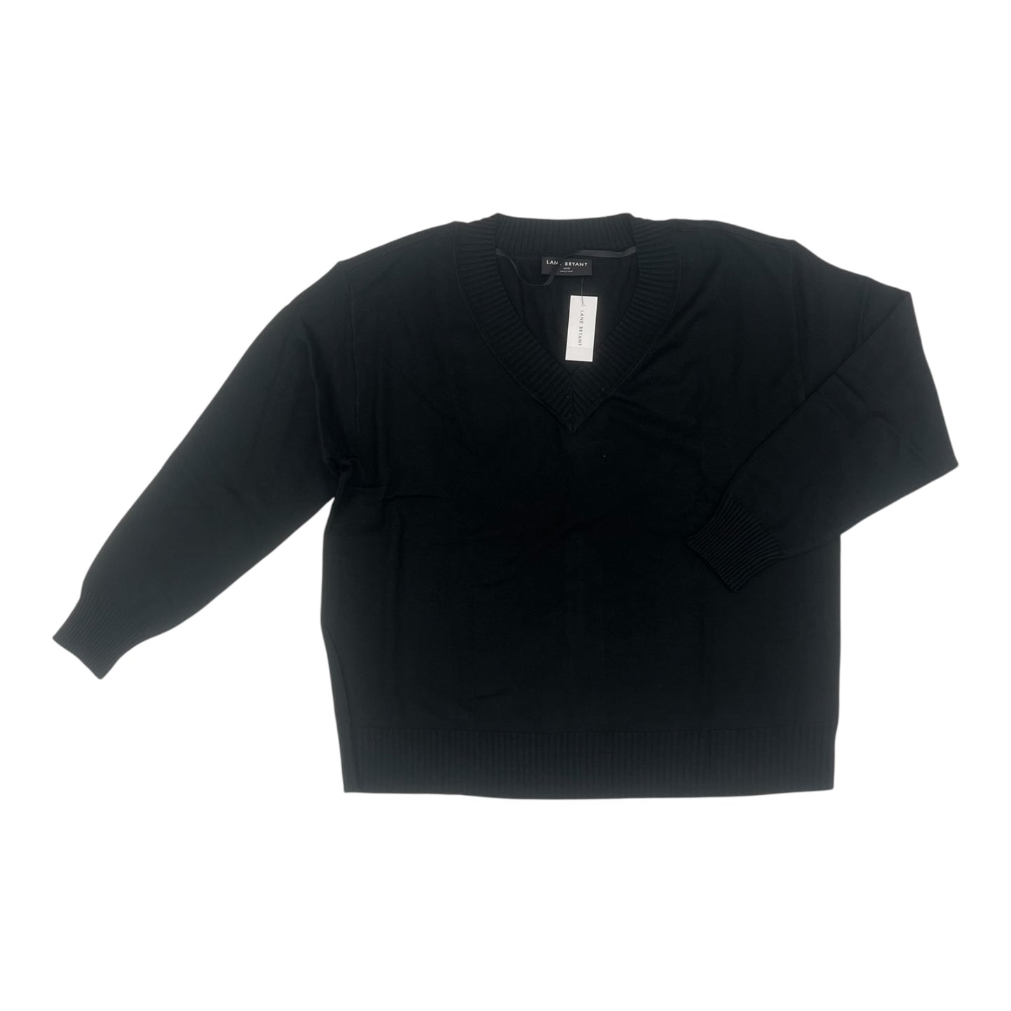 Sweater By Lane Bryant In Black, Size:1X