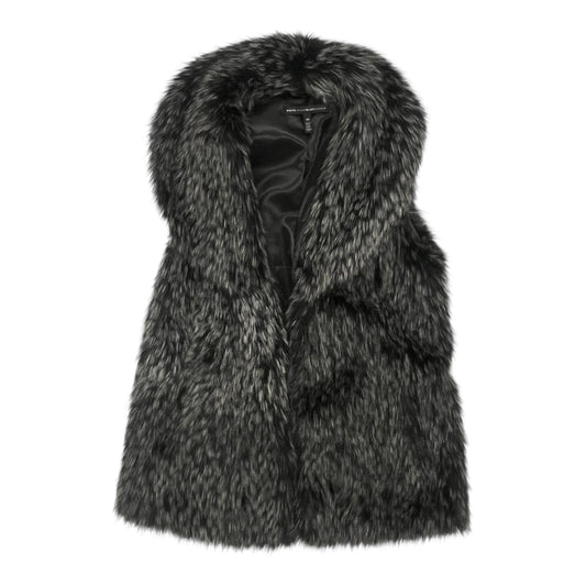 Vest Faux Fur & Sherpa By White House Black Market In Grey, Size:Xs