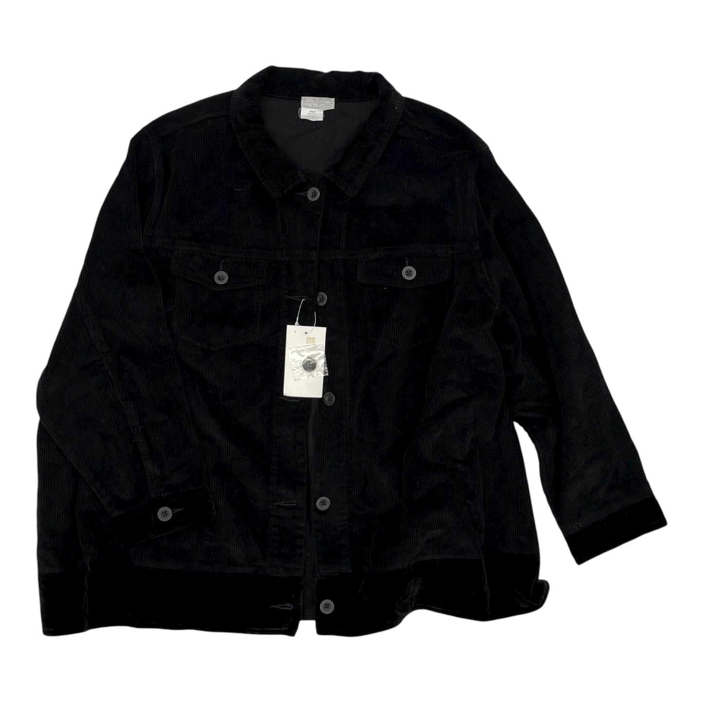 Jacket Utility By Clothes Mentor In Black, Size:5