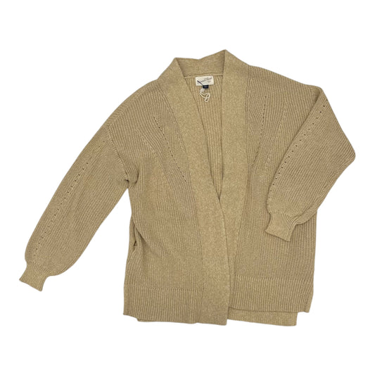 Sweater Cardigan By Universal Thread In Tan, Size:S