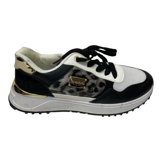 Shoes Sneakers By Bebe In Animal Print, Size:8