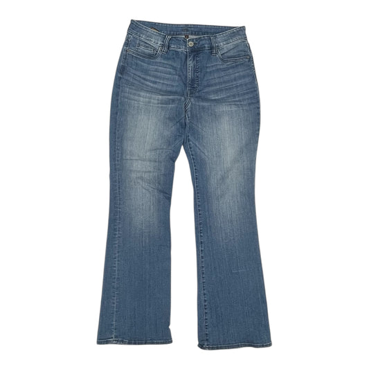 Jeans Straight By Kut In Blue Denim, Size:12