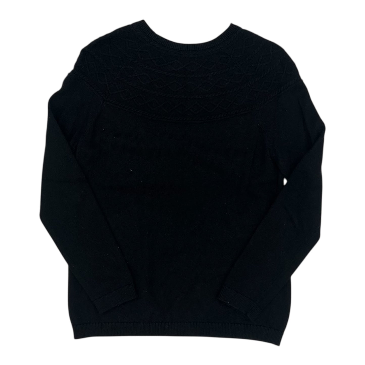 Sweater By Talbots In Black, Size:L