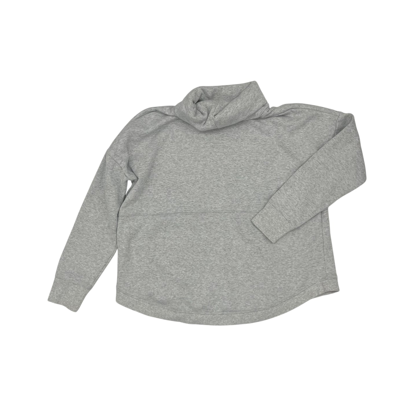 Athletic Sweatshirt Collar By Athleta In Grey, Size:M