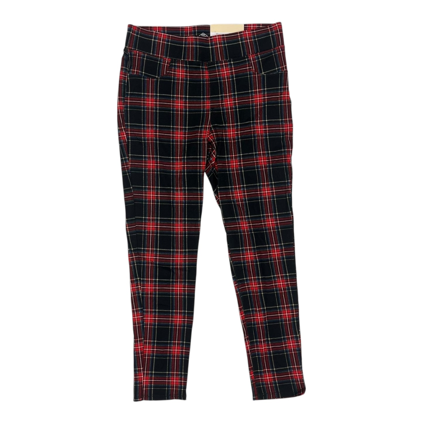 Pants Leggings By St Johns Bay In Plaid Pattern, Size:Mp
