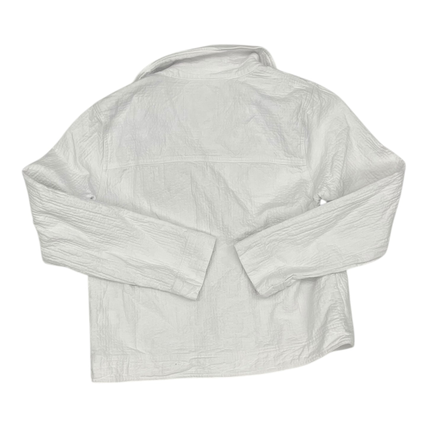 Jacket Other By Clothes Mentor In White, Size:M