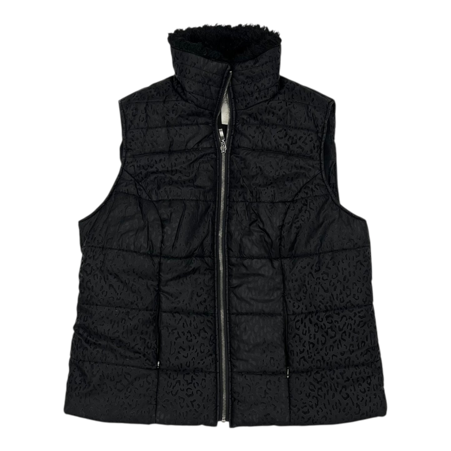 Vest Puffer & Quilted By Chicos In Black, Size:L