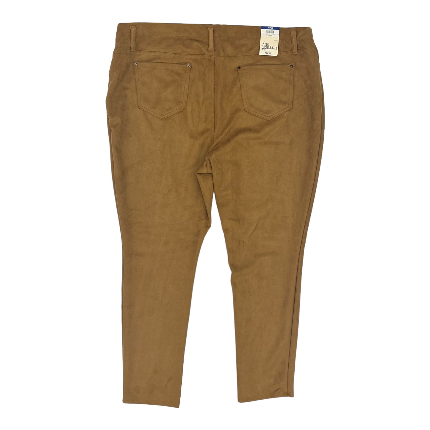 TAN TERRA & SKY PANTS CHINOS & KHAKIS, Size 2X