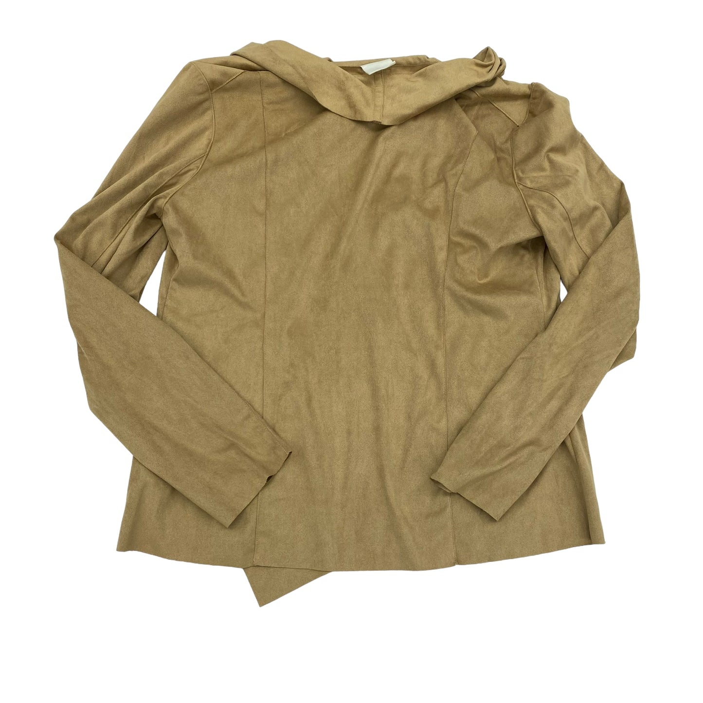 TAN JACKET MOTO by CLOTHES MENTOR Size:XL