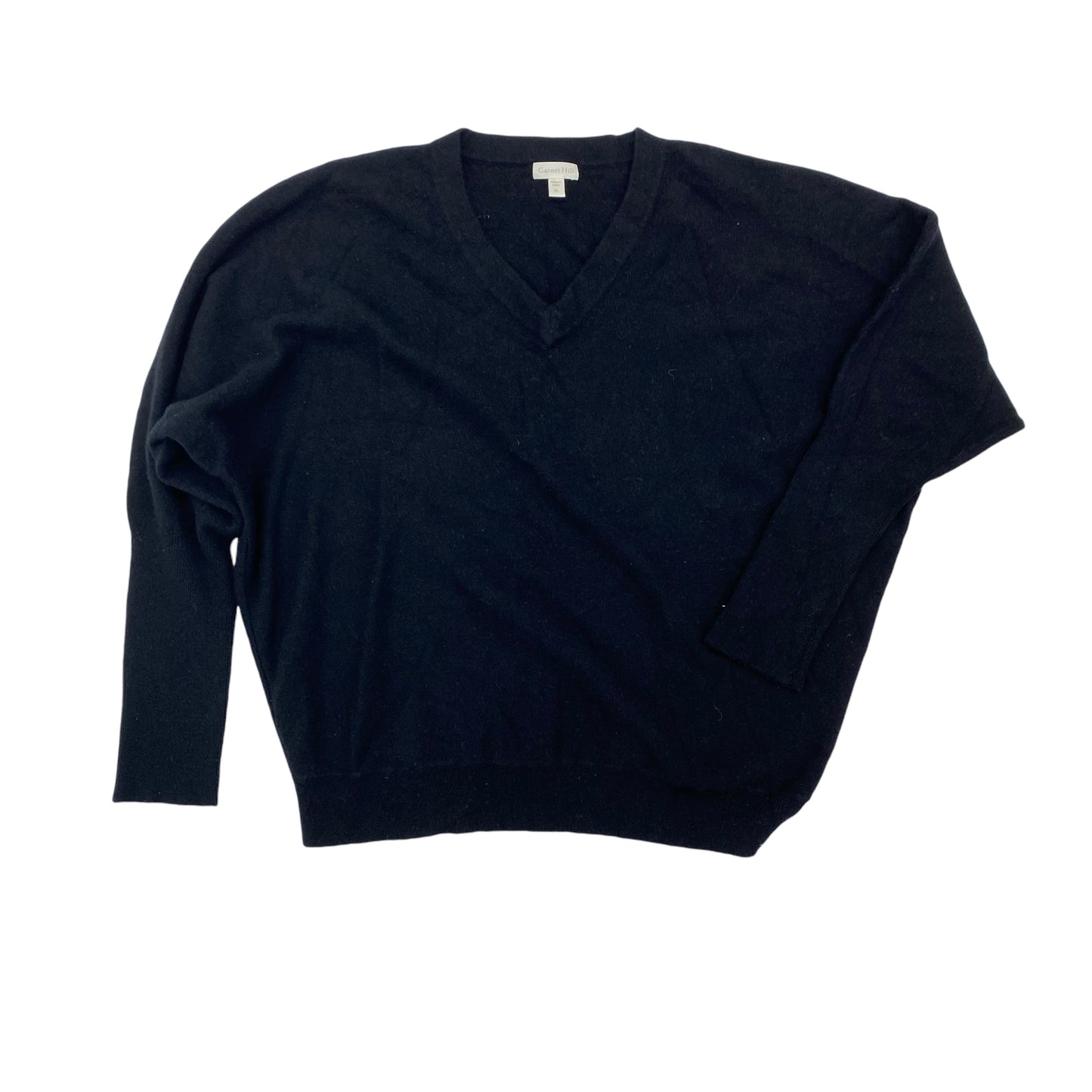 BLACK SWEATER by GARNET HILL Size:XL