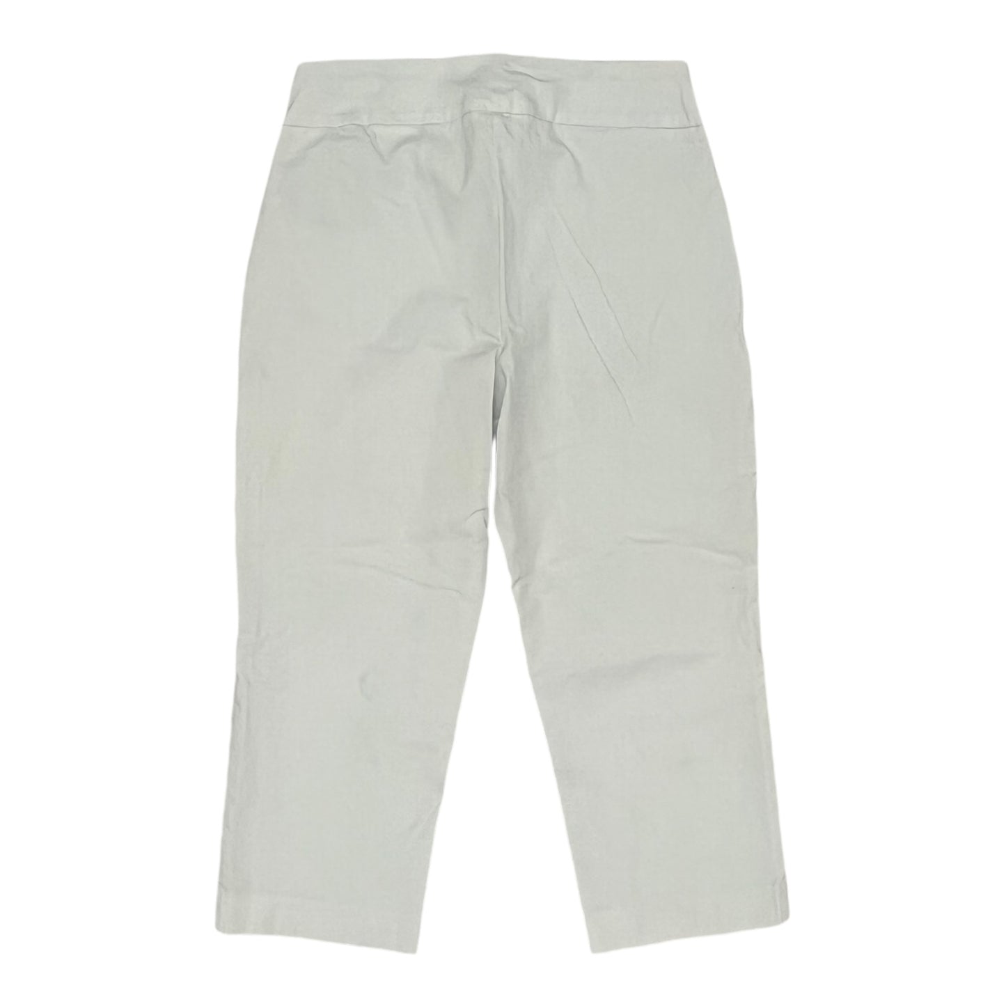 Pants Cropped By Jm Collections In White, Size:M