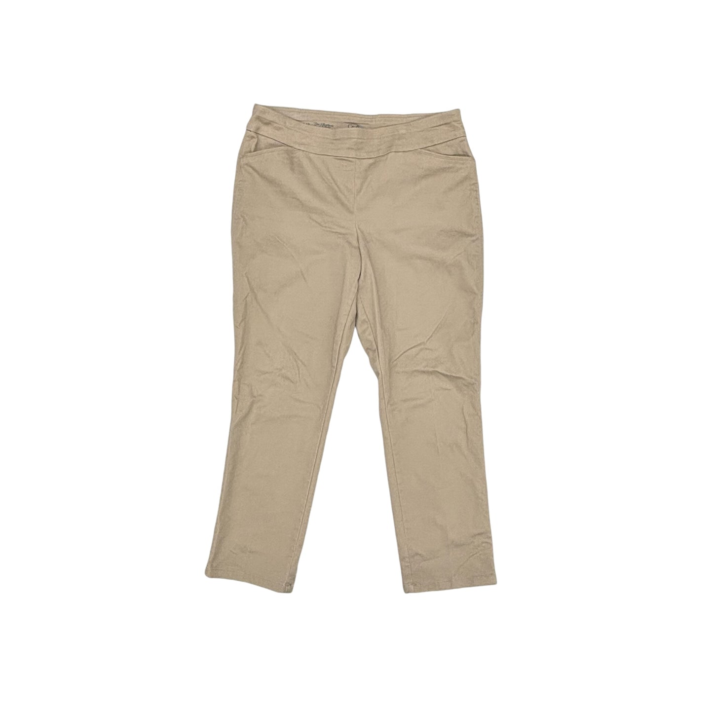 Pants Chinos & Khakis By Croft And Barrow In Tan, Size:16