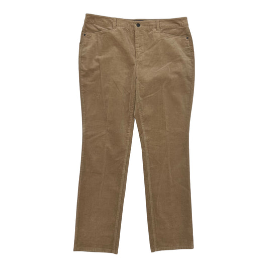 Pants Corduroy By Talbots In Tan, Size:16